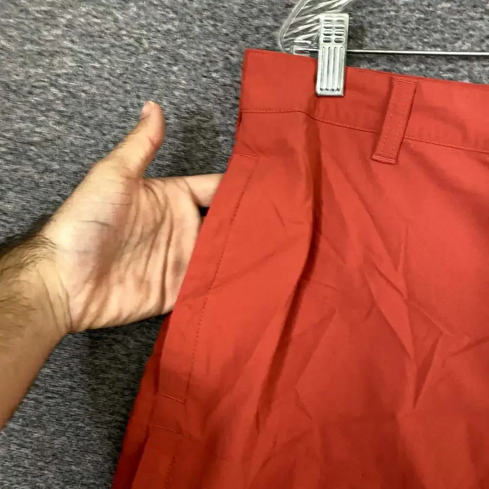 The North Face Men’s Size 36 Orange Nylon Zip Pocket Outdoors Hiking Trail Short